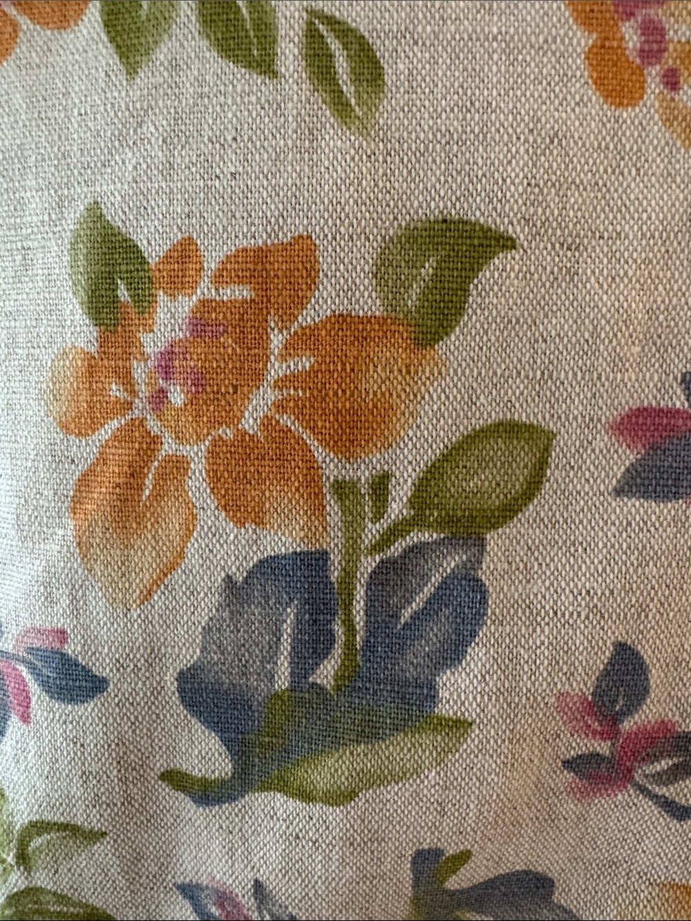 Vintage LL Bean Floral Pastel Linen-Blend Blazer - Cream Multi, sz 12 - Picture 7 of 13